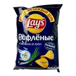 Чипсы"Lay`s" 70г Сметана Лук (25 шт/ящ) РФ+